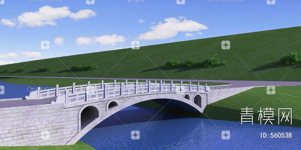 桥3D模型下载【ID:560538】