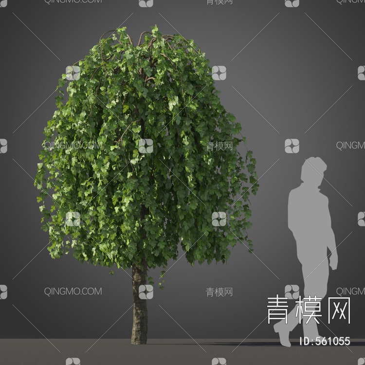 景观树木3D模型下载【ID:561055】