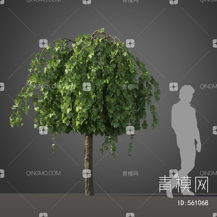 景观树木3D模型下载【ID:561068】