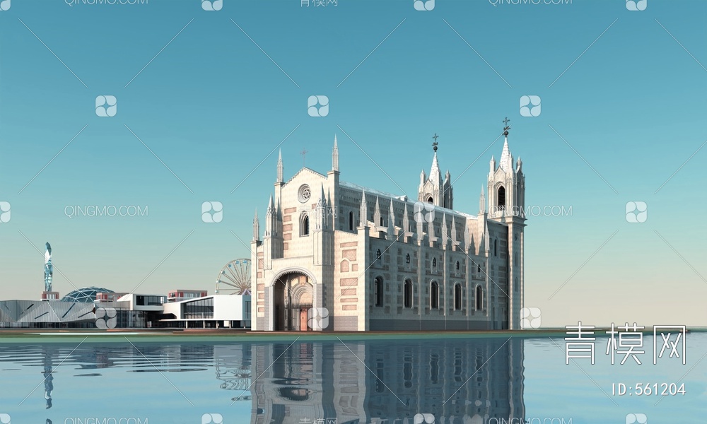 教堂3D模型下载【ID:561204】