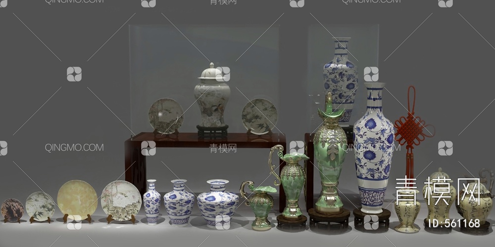 陶瓷器皿3D模型下载【ID:561168】