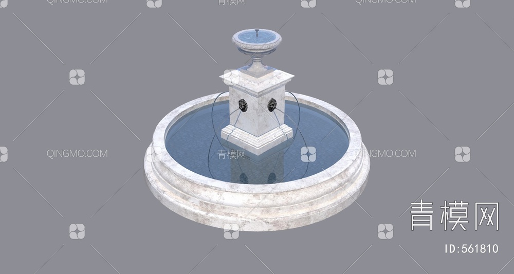 喷泉3D模型下载【ID:561810】