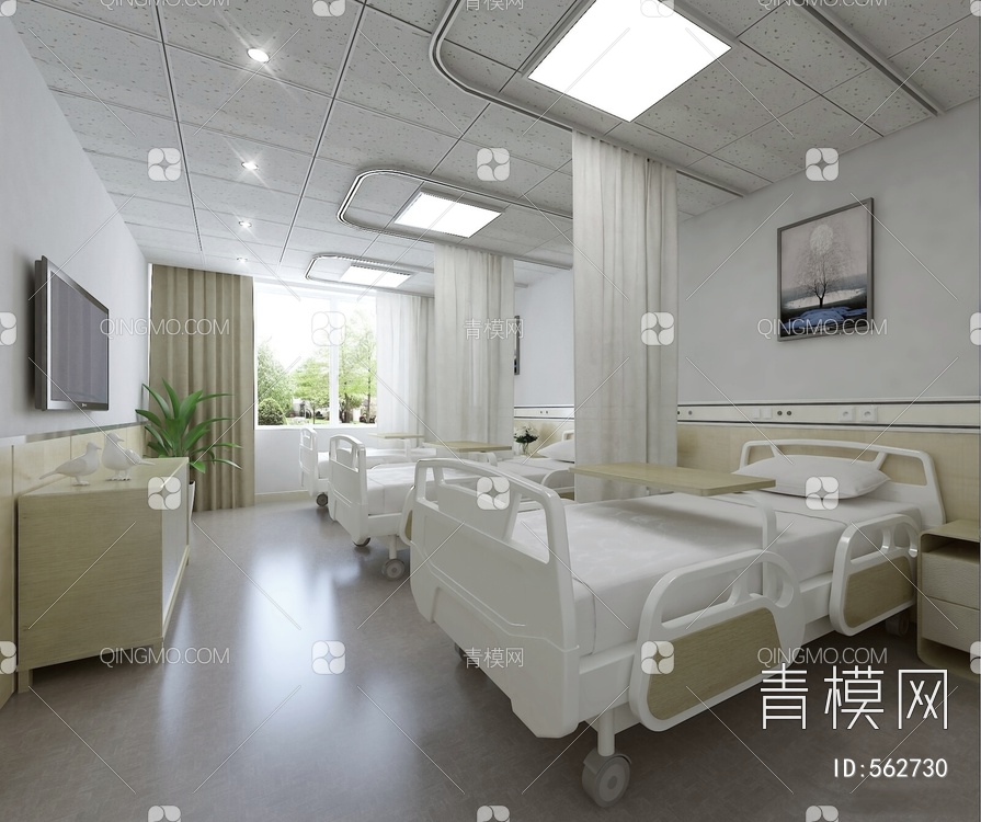 医院病房3D模型下载【ID:562730】