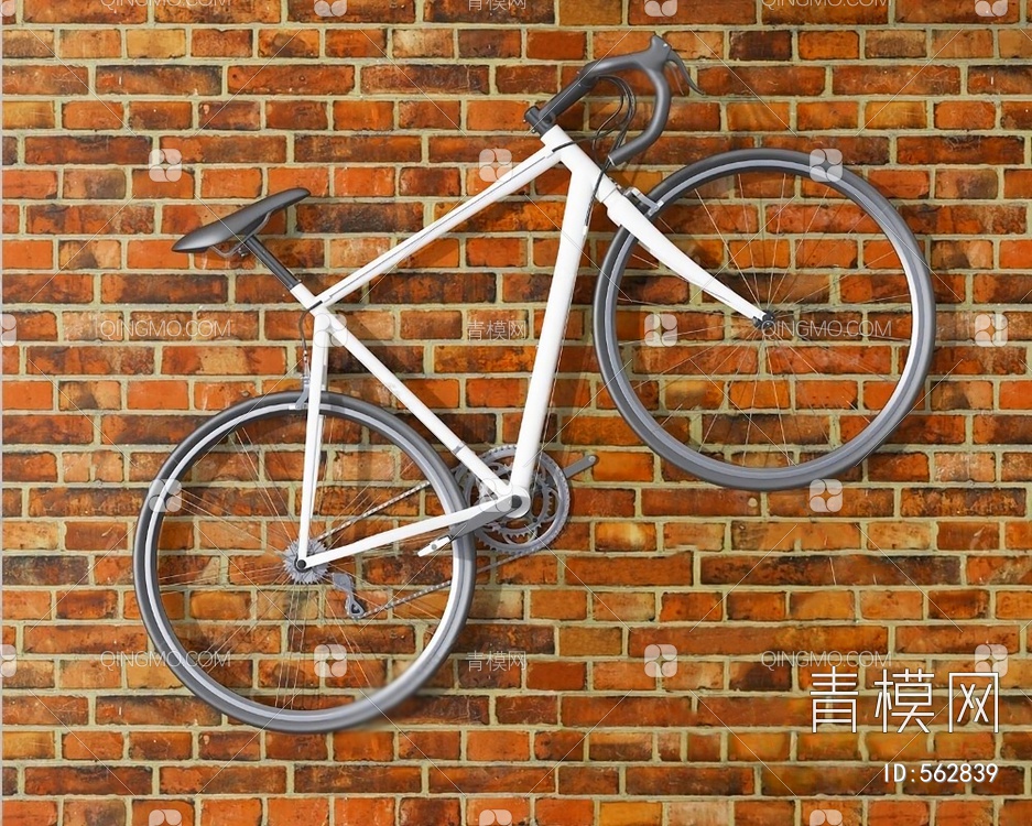 自行车3D模型下载【ID:562839】