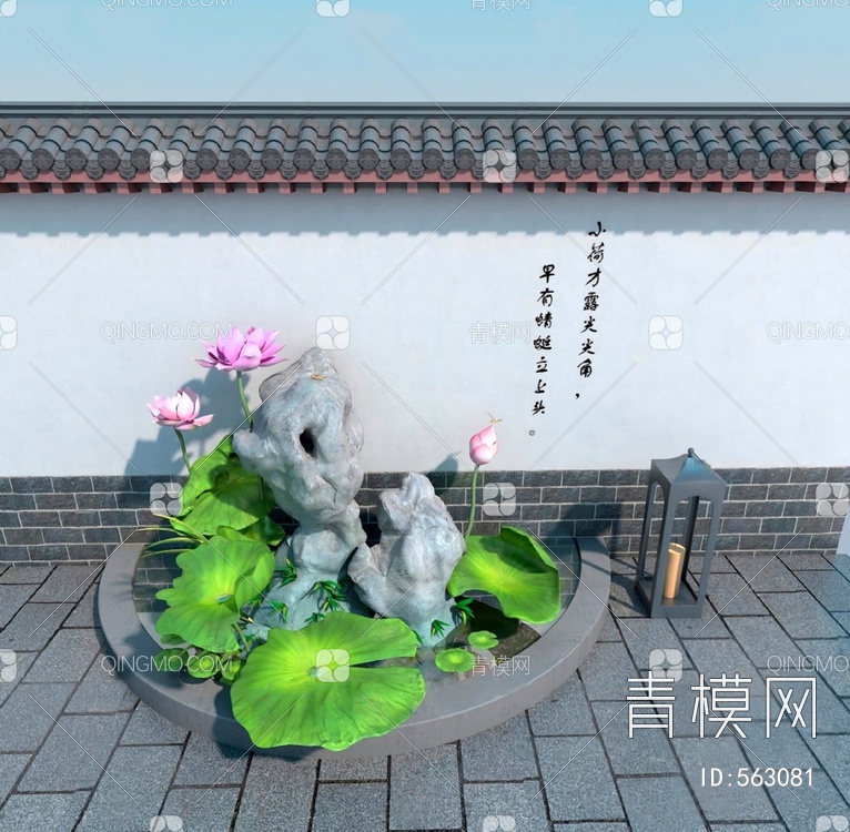 景观小品3D模型下载【ID:563081】