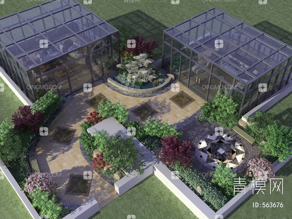花园3D模型下载【ID:563676】