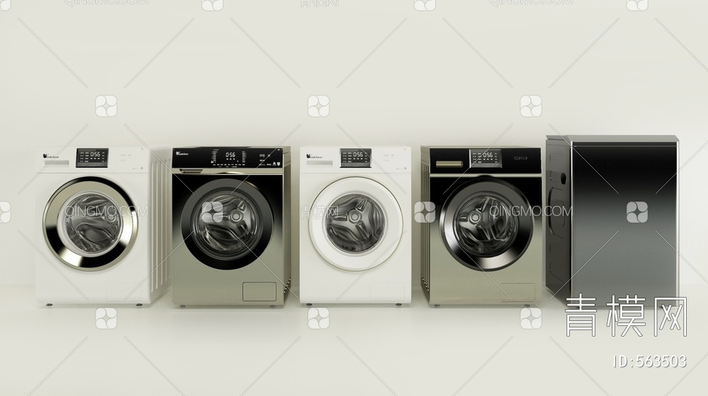 洗衣机3D模型下载【ID:563503】