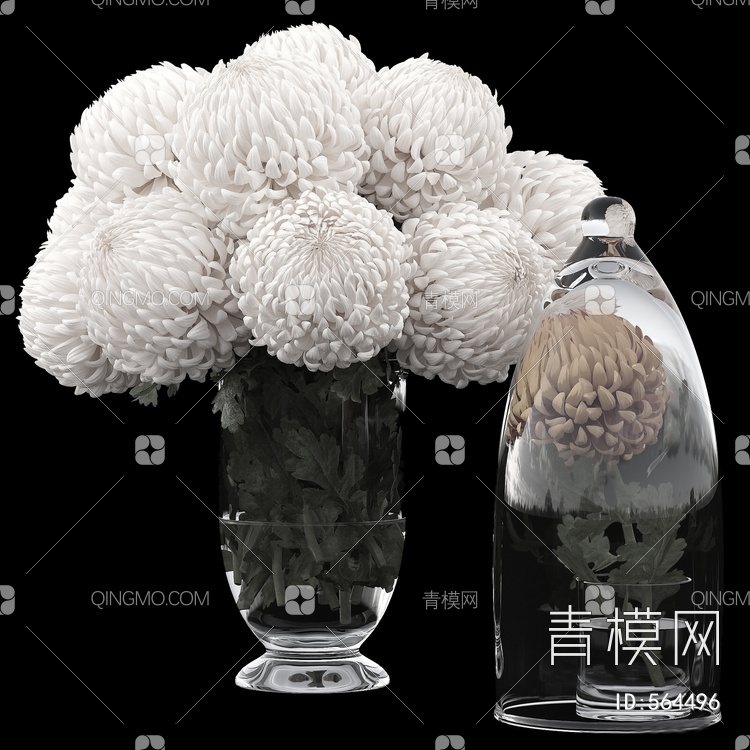 花瓶3D模型下载【ID:564496】