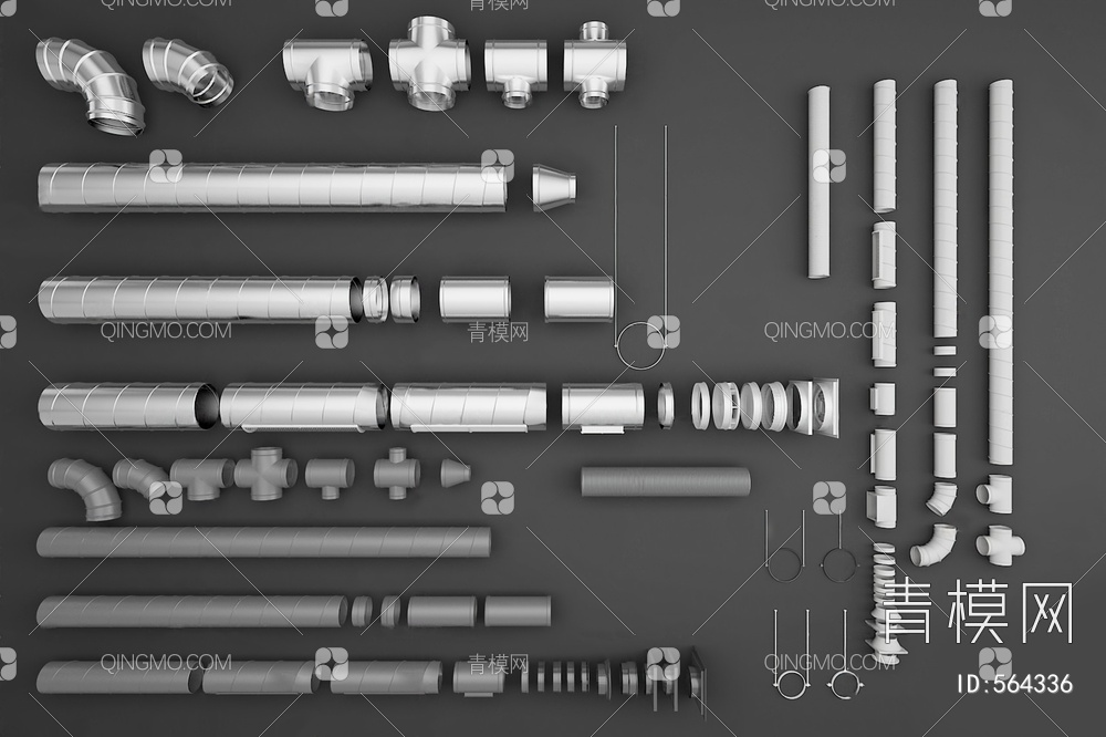 管道3D模型下载【ID:564336】