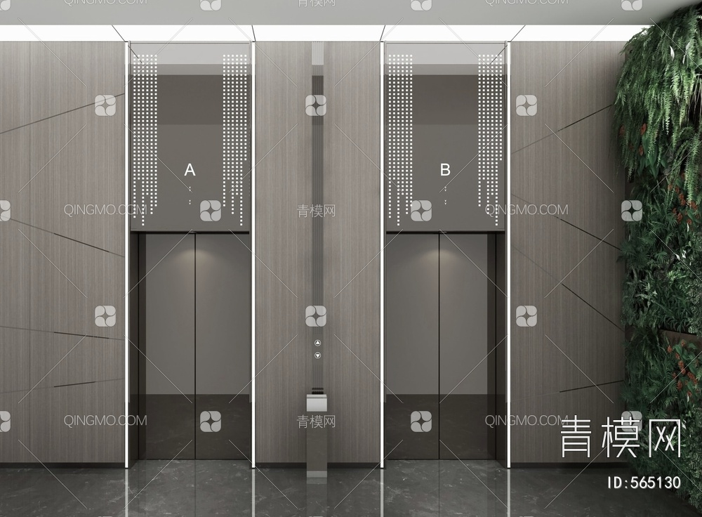 电梯间3D模型下载【ID:565130】