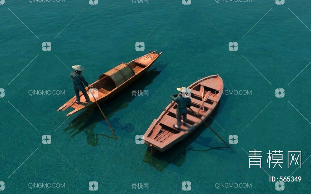 木船3D模型下载【ID:565349】