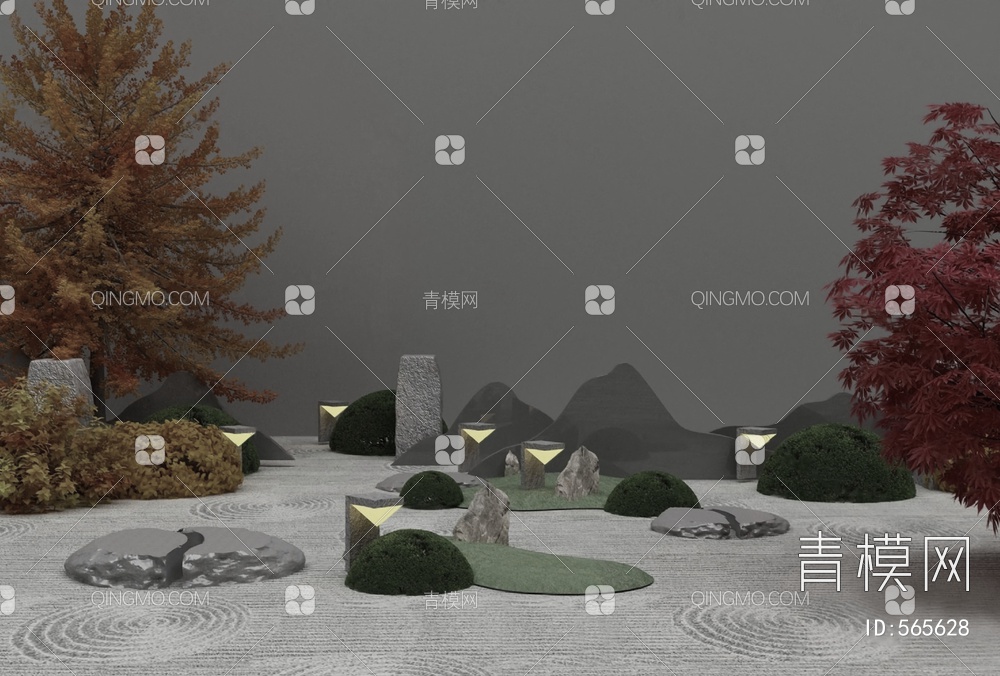 景观小品3D模型下载【ID:565628】