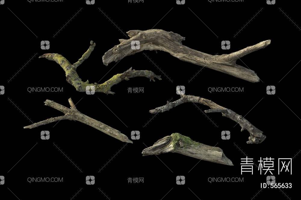 树干3D模型下载【ID:565633】