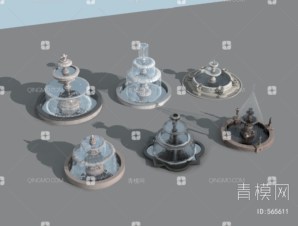 喷泉3D模型下载【ID:565611】