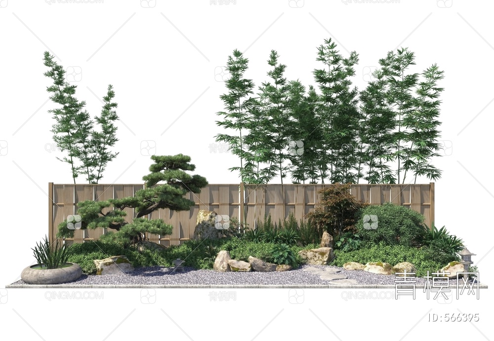 庭院景观3D模型下载【ID:566395】
