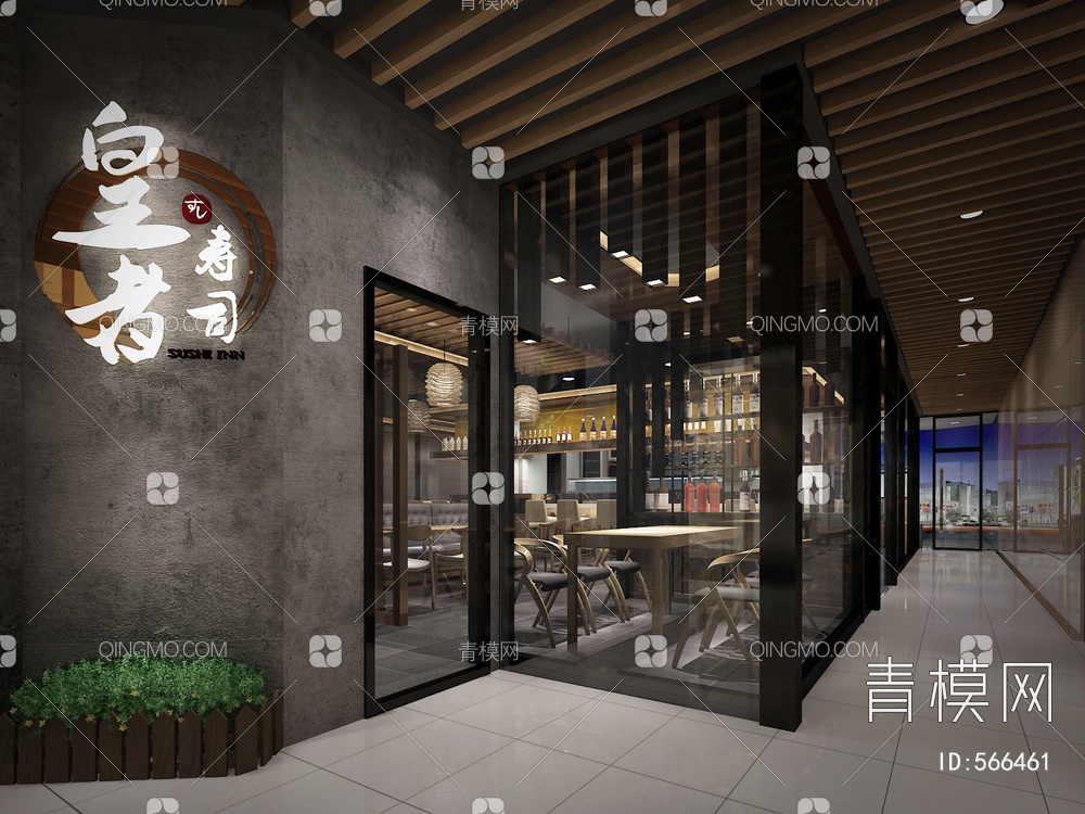 餐厅3D模型下载【ID:566461】