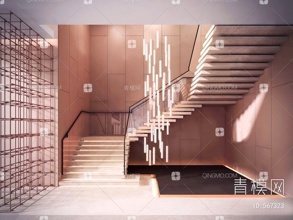 楼梯3D模型下载【ID:567323】