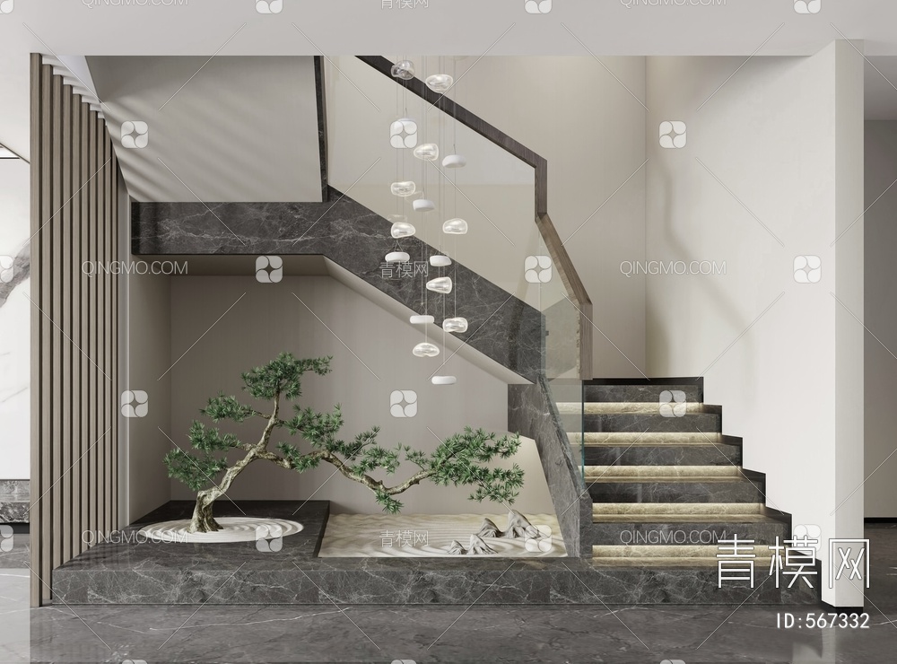 楼梯3D模型下载【ID:567332】