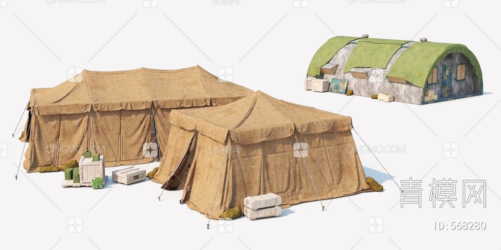 帐篷3D模型下载【ID:568280】