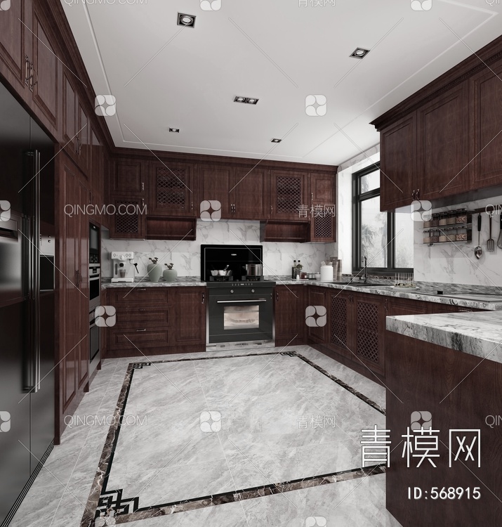 厨房3D模型下载【ID:568915】