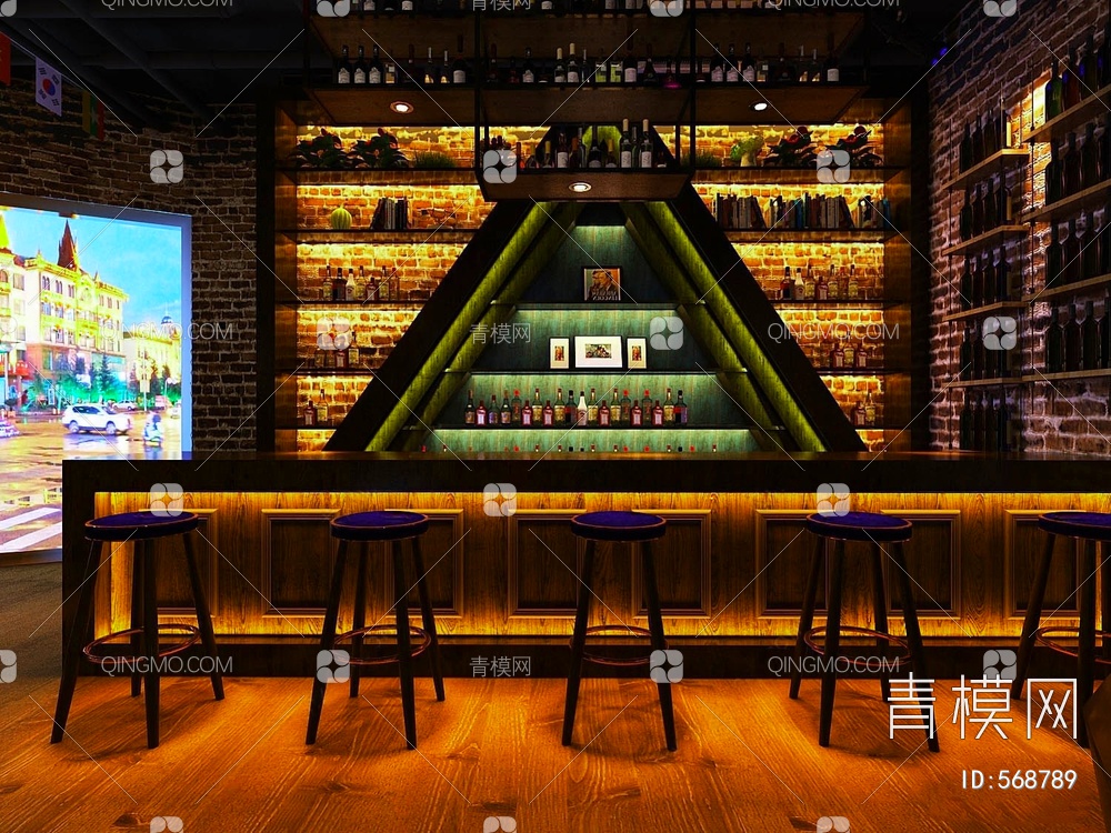 酒吧3D模型下载【ID:568789】