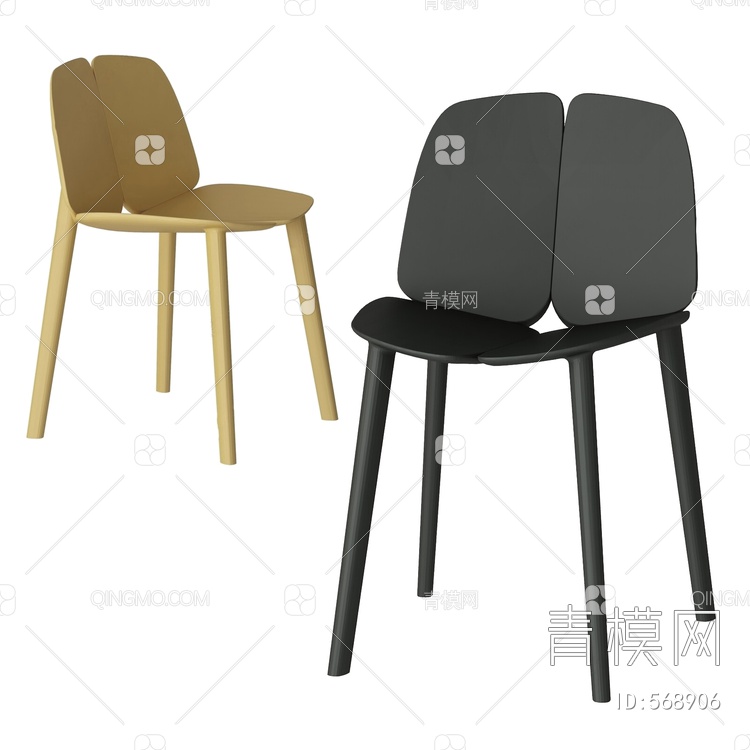 餐椅3D模型下载【ID:568906】