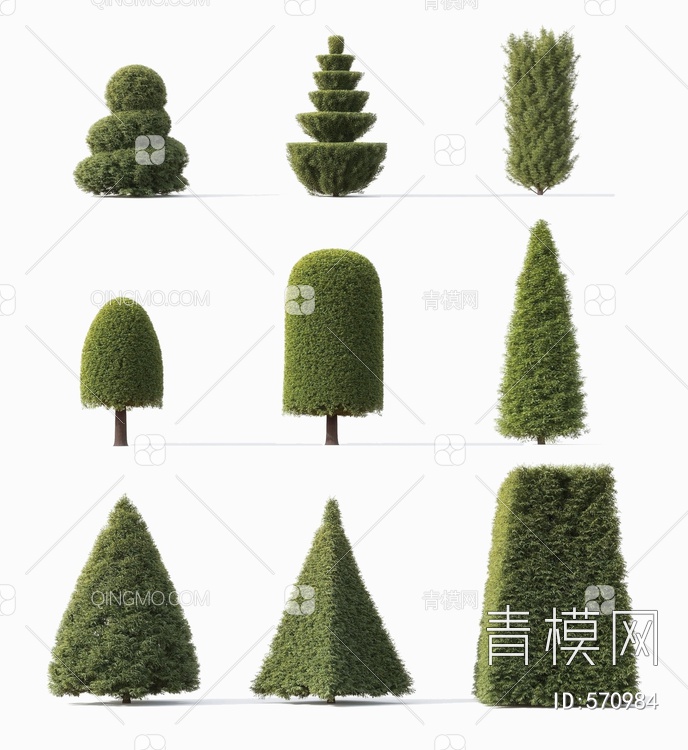 树木3D模型下载【ID:570984】