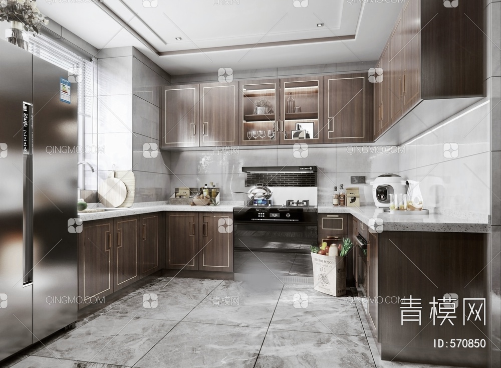 家居厨房3D模型下载【ID:570850】