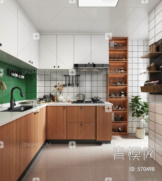 家居厨房3D模型下载【ID:570498】