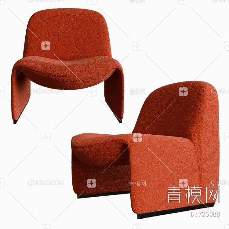 单人沙发3D模型下载【ID:725088】