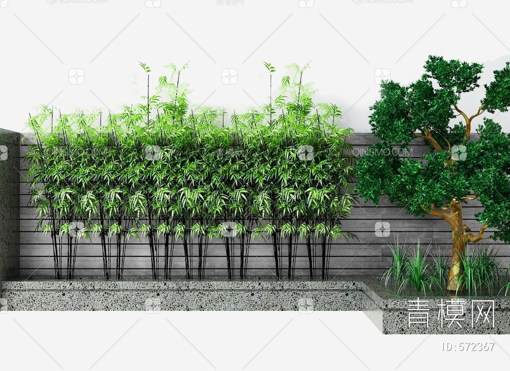 园林景观小景3D模型下载【ID:572367】