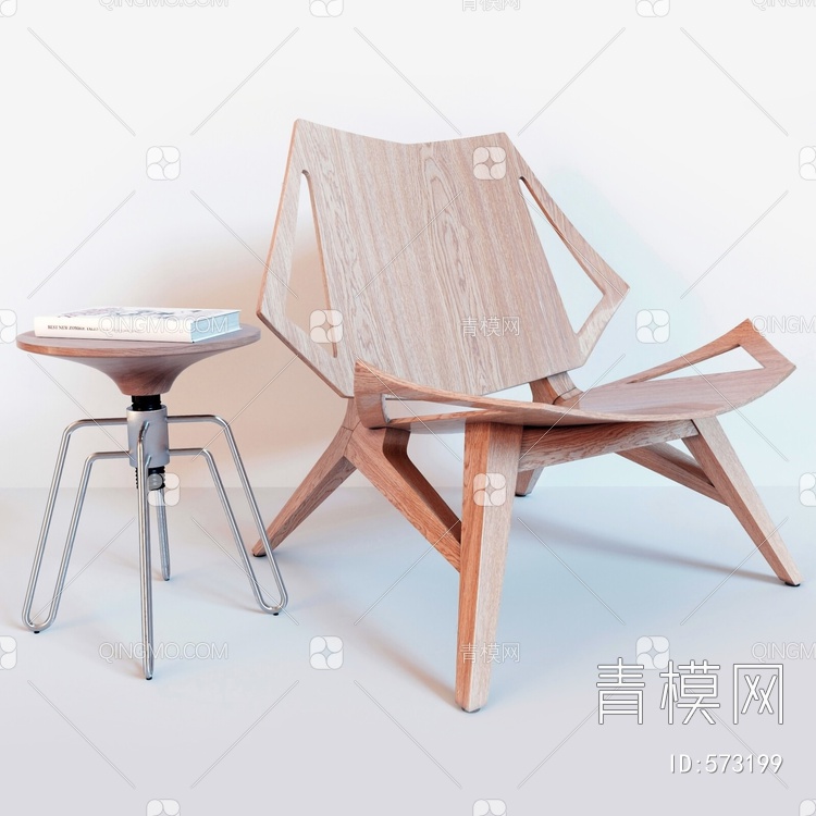 休闲椅3D模型下载【ID:573199】