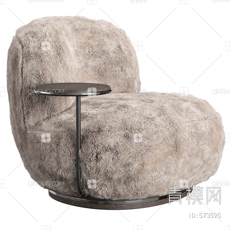 单人沙发3D模型下载【ID:573595】