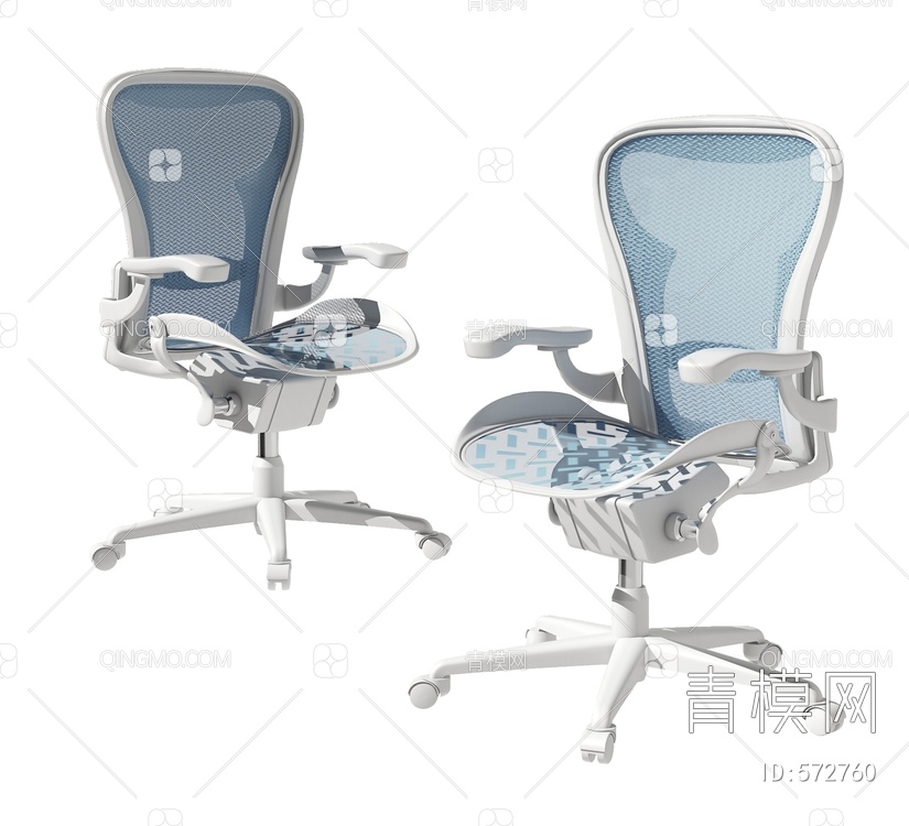办公椅3D模型下载【ID:572760】