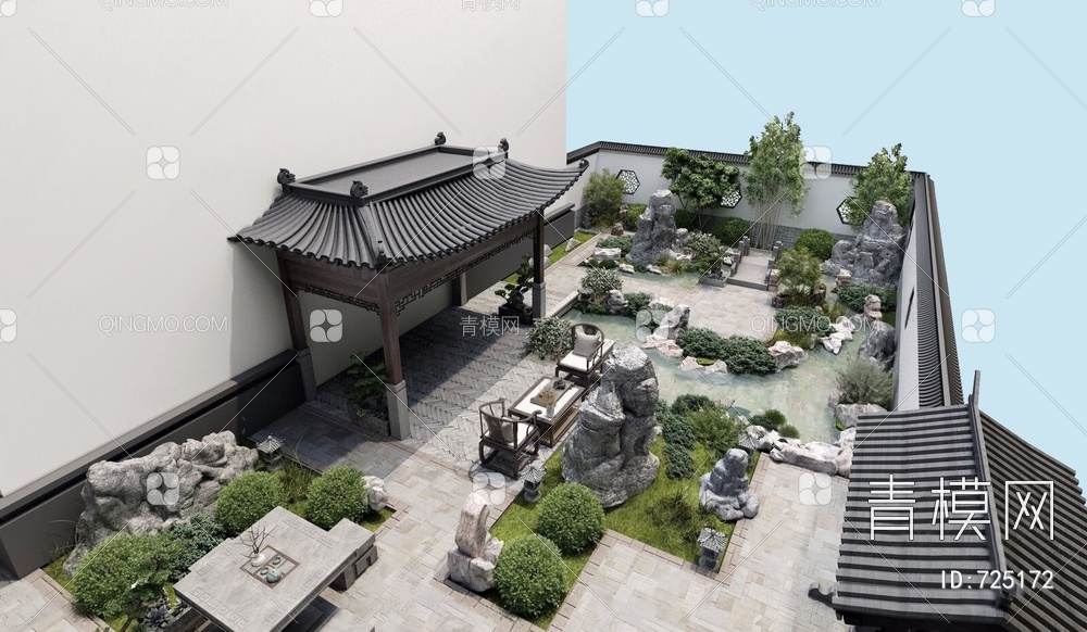 花园3D模型下载【ID:725172】