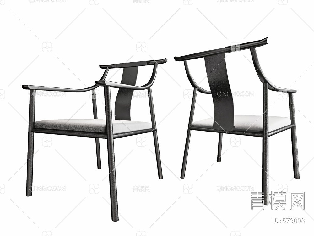 休闲单椅3D模型下载【ID:573008】