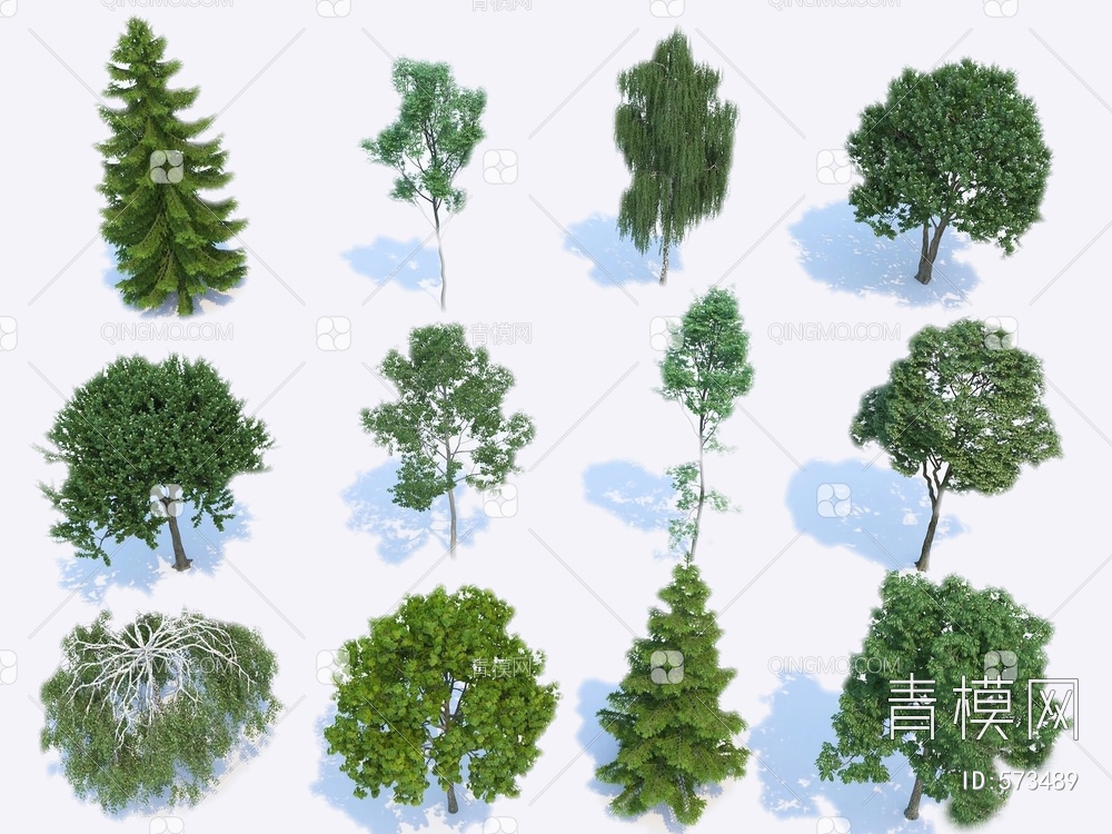 树木3D模型下载【ID:573489】