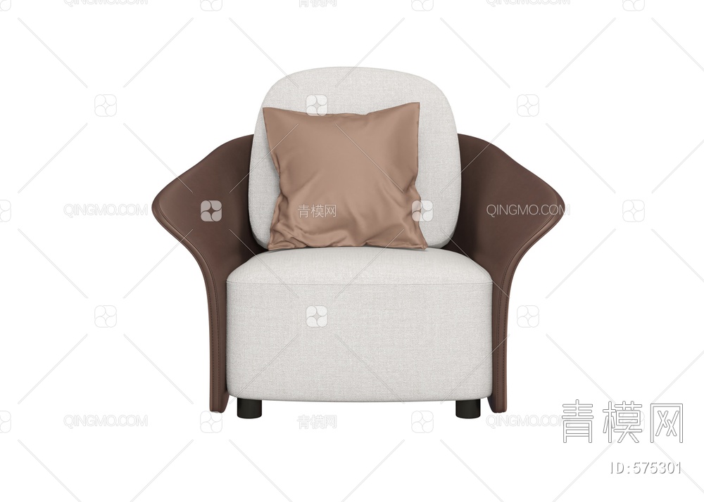 单人沙发3D模型下载【ID:575301】
