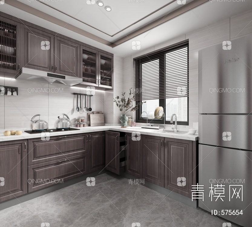 家居厨房3D模型下载【ID:575654】