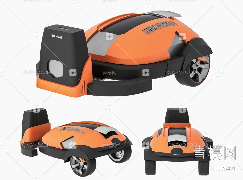 扫地机器人 除草机 快递分拣机器人 玩具车3D模型下载【ID:575491】