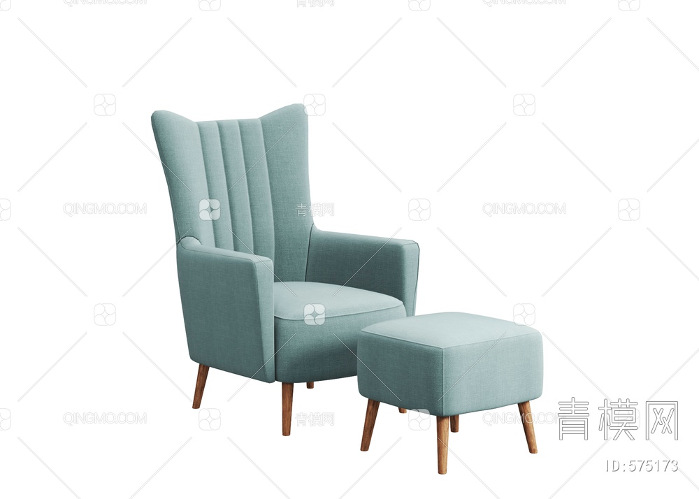 单人沙发3D模型下载【ID:575173】