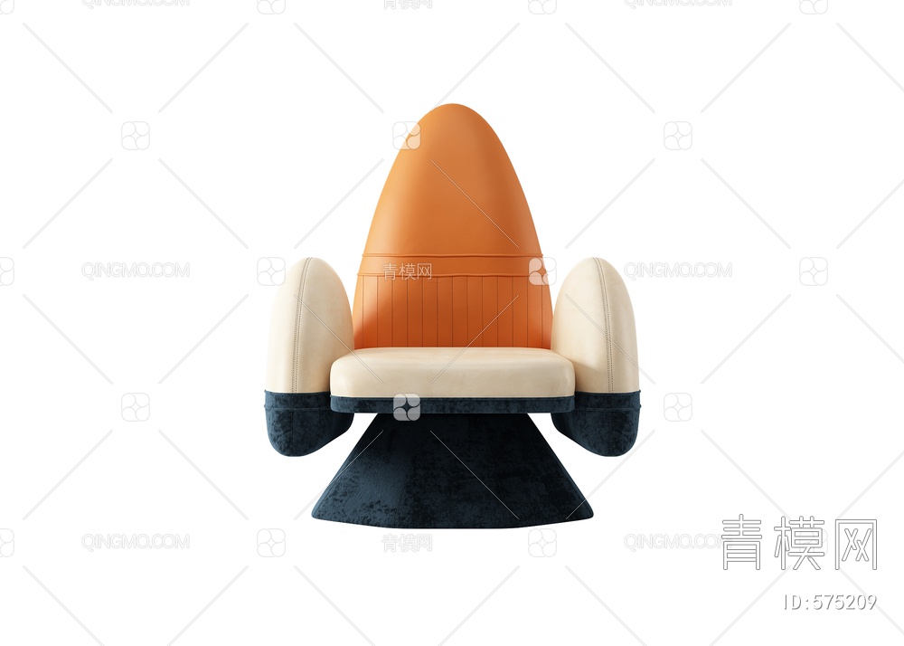 布艺儿童椅3D模型下载【ID:575209】