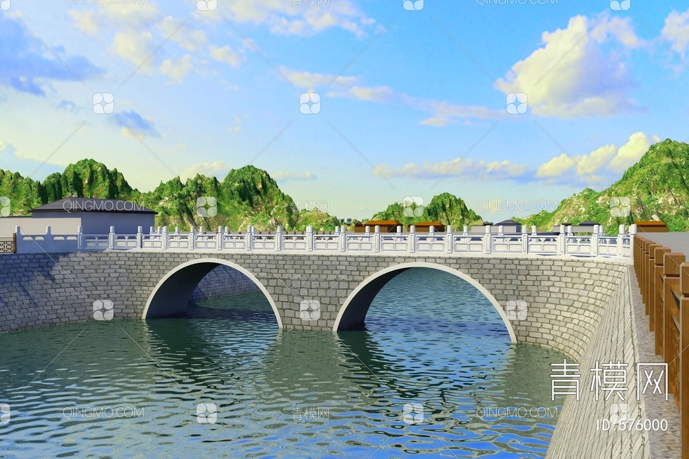 小桥3D模型下载【ID:576000】