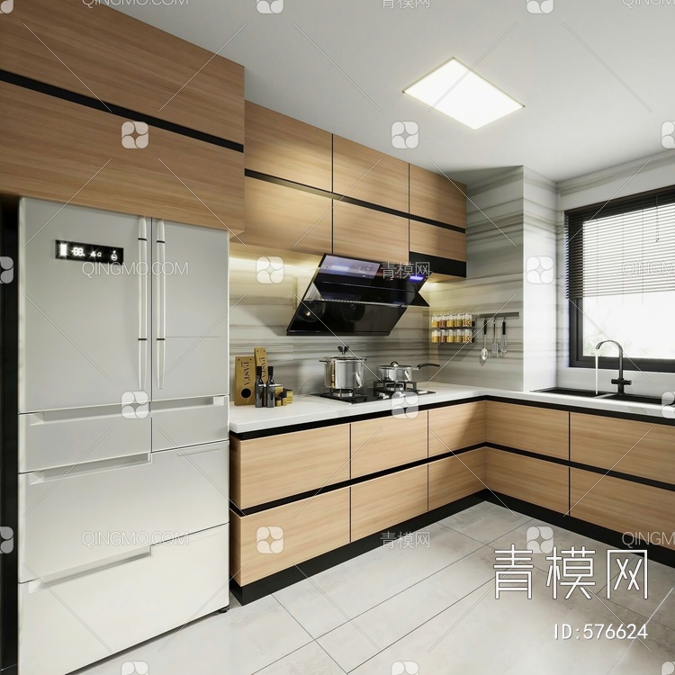 家居厨房3D模型下载【ID:576624】