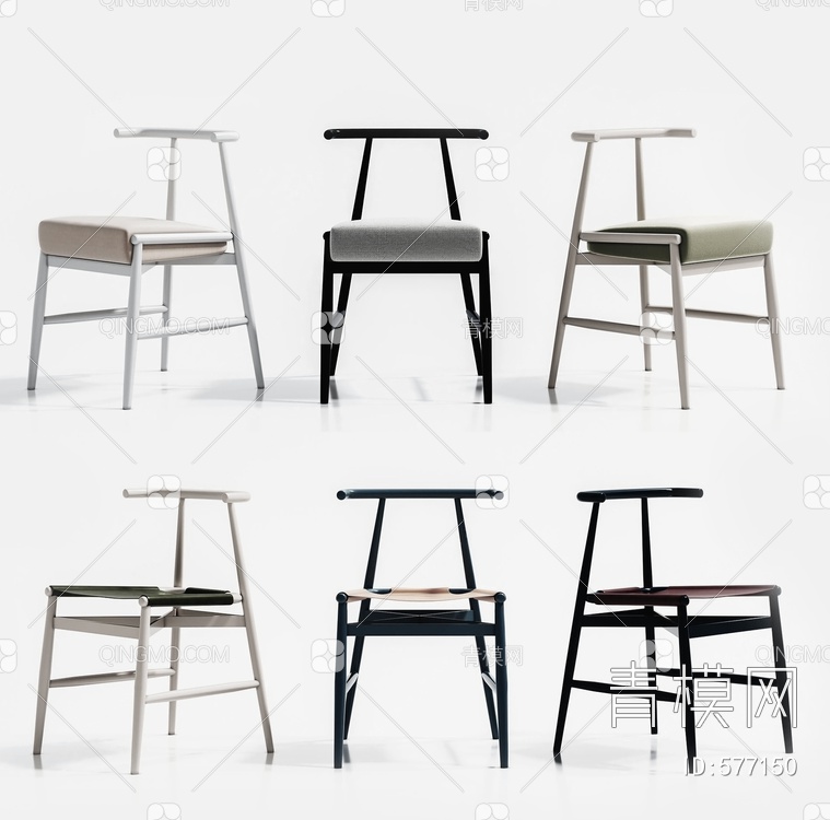 餐椅3D模型下载【ID:577150】