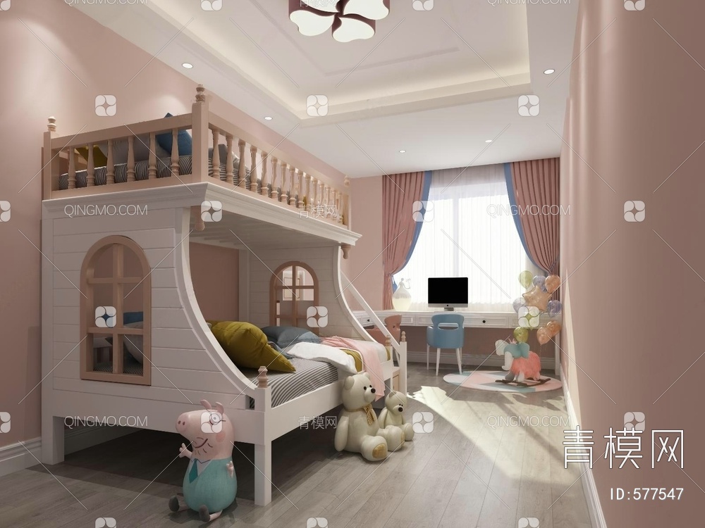 儿童房3D模型下载【ID:577547】