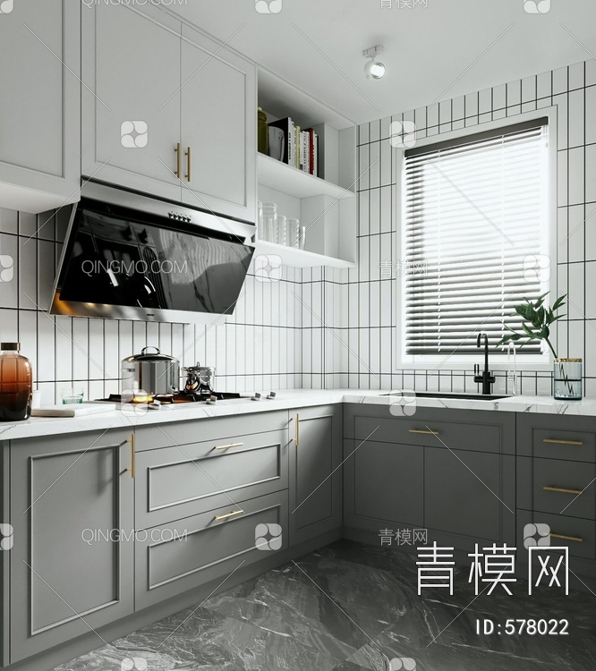 厨房3D模型下载【ID:578022】