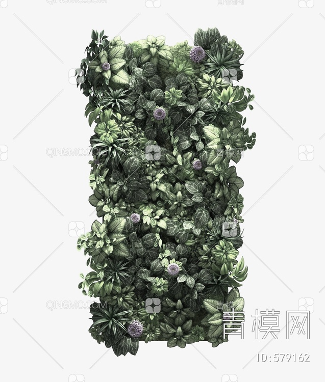 植物墙3D模型下载【ID:579162】