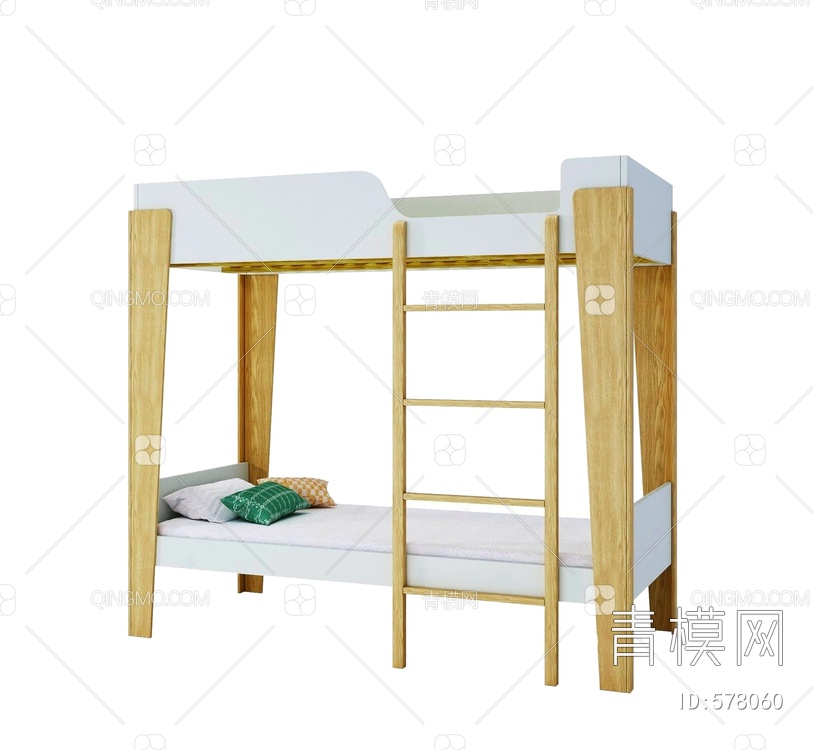 儿童床3D模型下载【ID:578060】