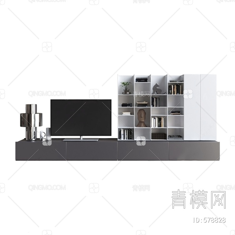 电视柜3D模型下载【ID:578828】